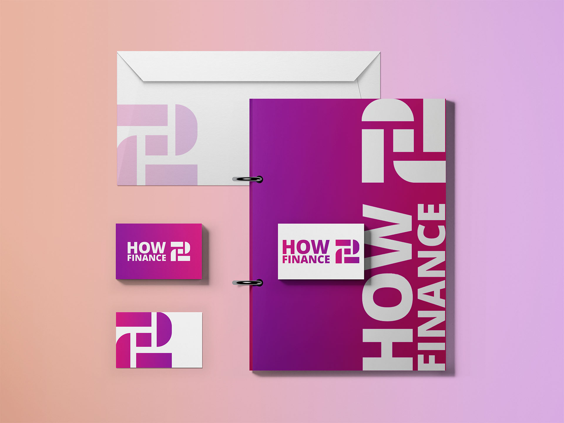HOW 2 FINANCE 28 h2f 3 brand identity mockup